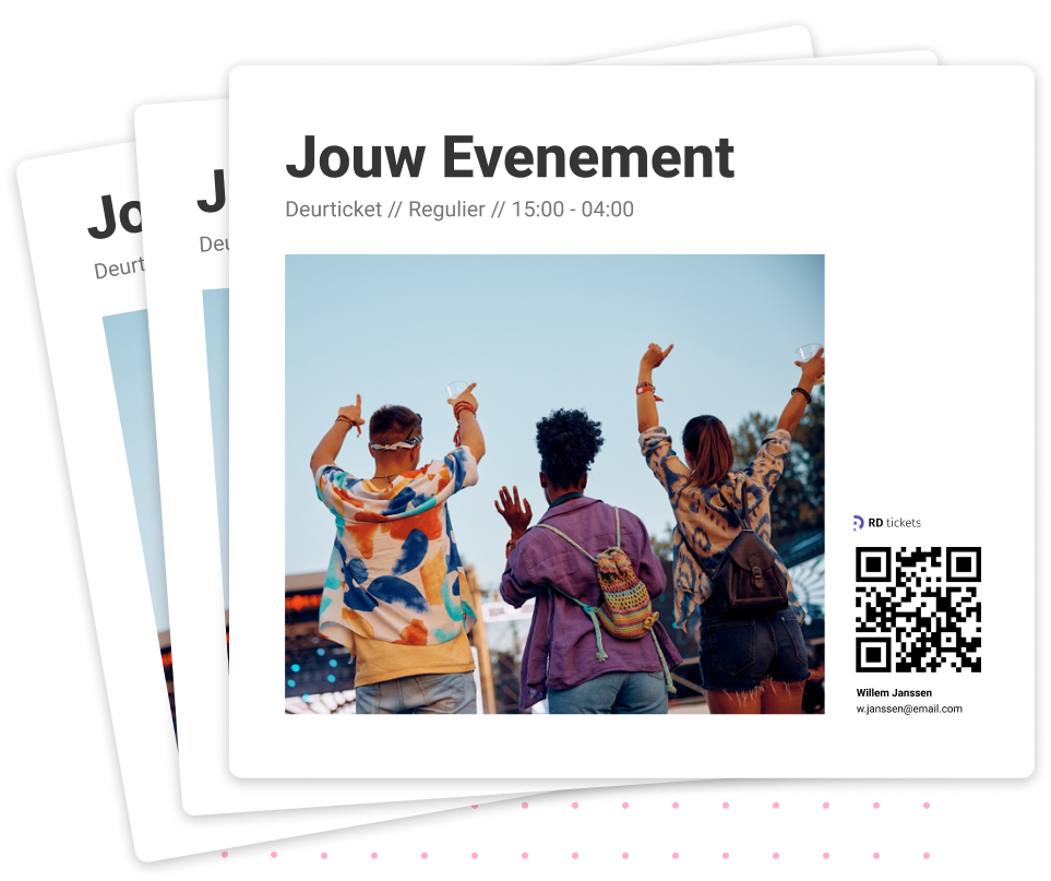Aan de deur tickets verkopen