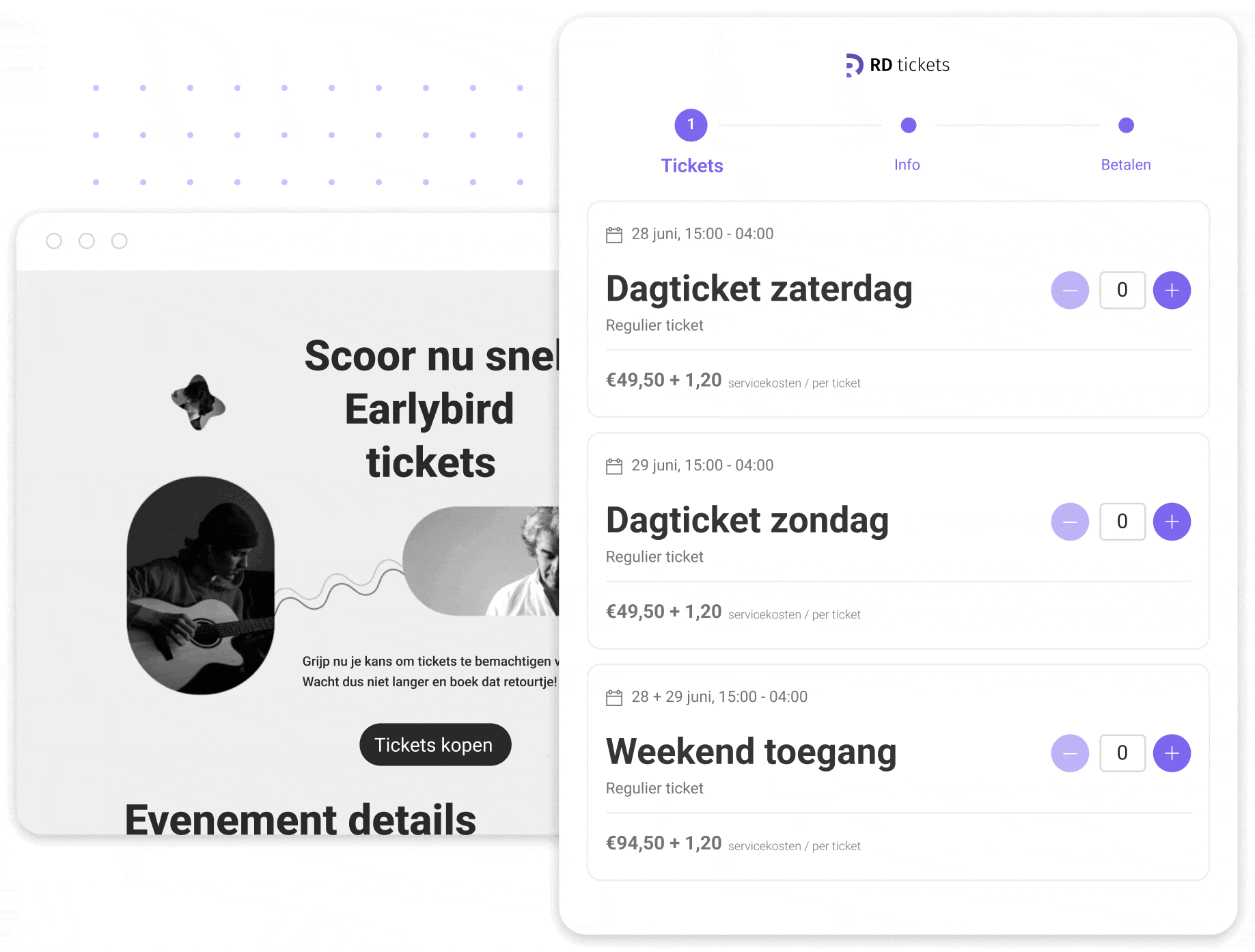 Gemakkelijk te integreren op je eigen website